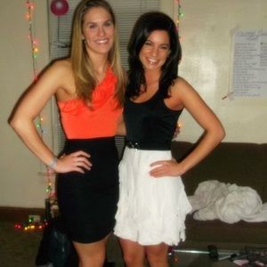 BCBGMaxAzria Black and White Dress